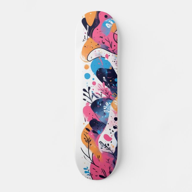 Electric Pop: Neon Pink Skateboards (Front)
