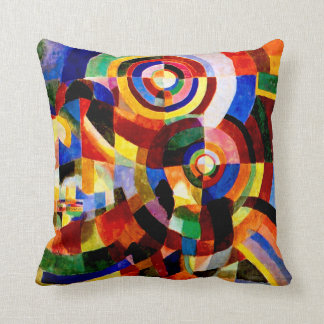 Electric Prisms by Sonia Delaunay Cushion