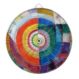 Electric Prisms No. 41 Sonia Delaunay Dartboard