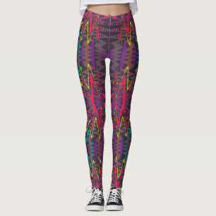 Electric Pulse Zigzag Leggings