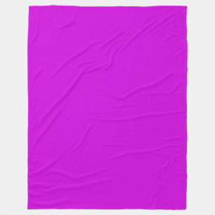Electric Purple Fleece Blanket, Large 60" x 80" Blanket