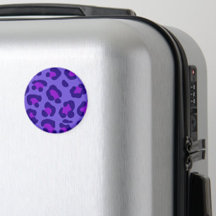 "Electric Purple Leopard" Magnet