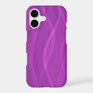 Electric purple ripple abstract iphone case