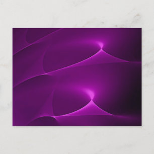 Electric Purple Swirls Postcard
