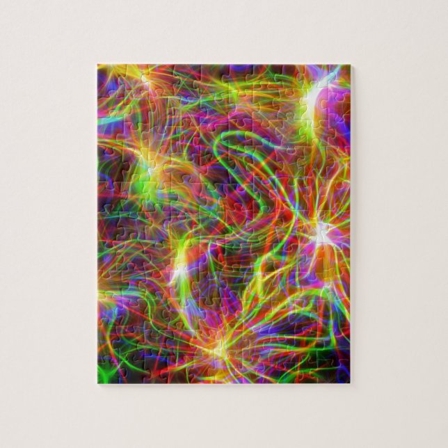 Electric Rainbow Jigsaw Puzzle (Vertical)