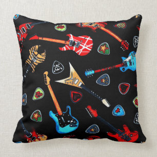 Electric Rock Guitars Cushion