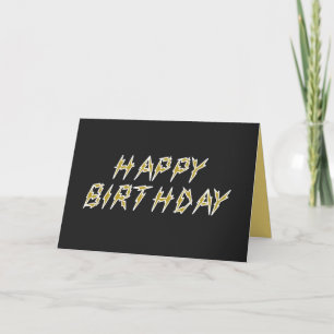 Electric Romantic and Funny Happy Birthday Card