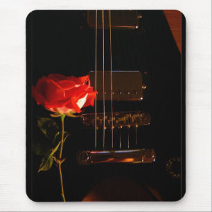 electric rose mouse pad