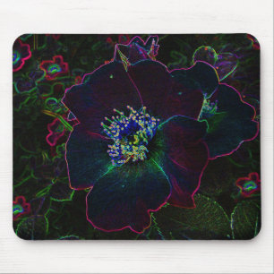 Electric Roses Mouse Pad