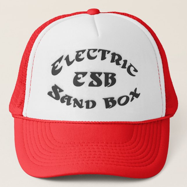 ELECTRIC SANDBOX "BALL CAP" TRUCKER HAT (Front)