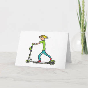 Electric Scooter Card