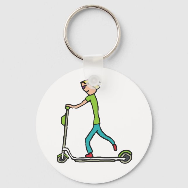 Electric Scooter Key Ring (Front)
