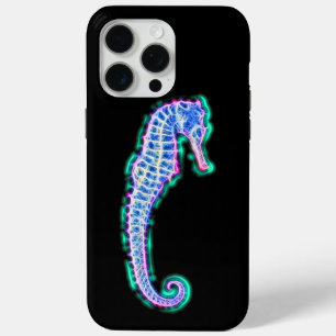 Electric Seahorse iPhone 15 Pro Max Case