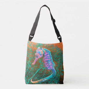 Electric Seahorse Crossbody Bag