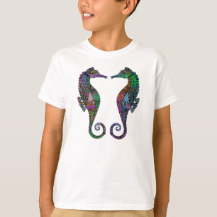 Electric Seahorse Kid's Shirt