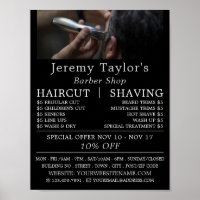 Electric Shave, Men's Barbers Advertising