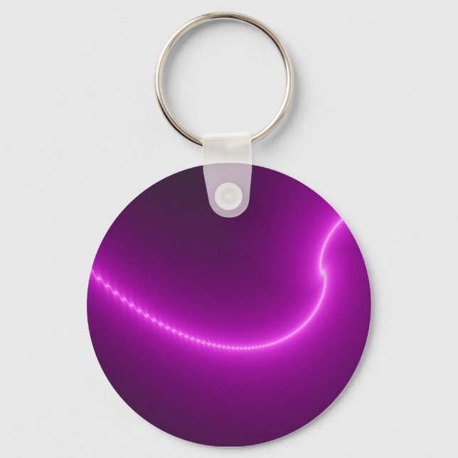 Electric Shock Fractal Keychain (Front)