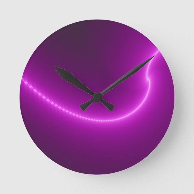 Electric Shock Fractal Wall Clock (Front)