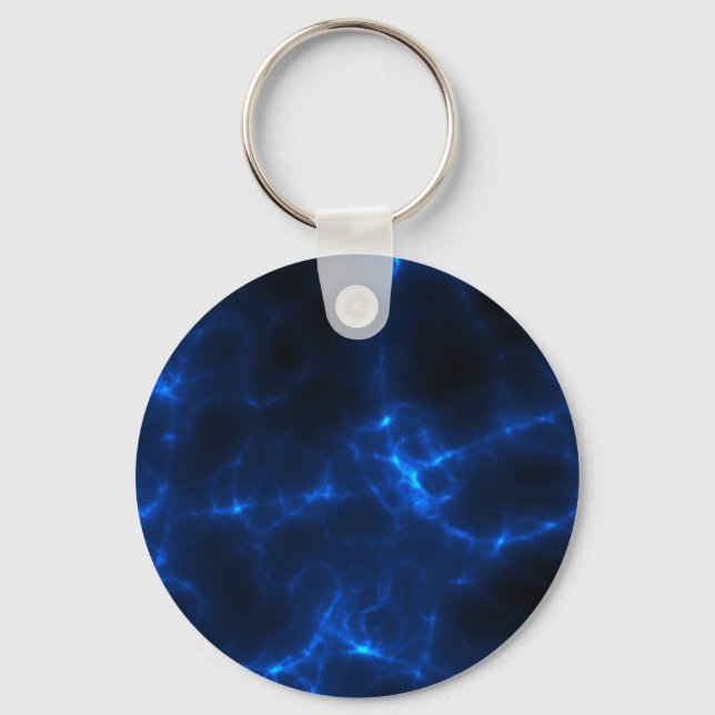 Electric Shock in Dark Blue Key Ring (Front)