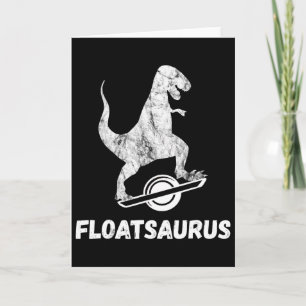 Electric Skateboard Float T-rex Saurus One Wheel V Card