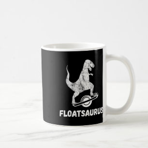 Electric Skateboard Float T-rex Saurus One Wheel V Coffee Mug