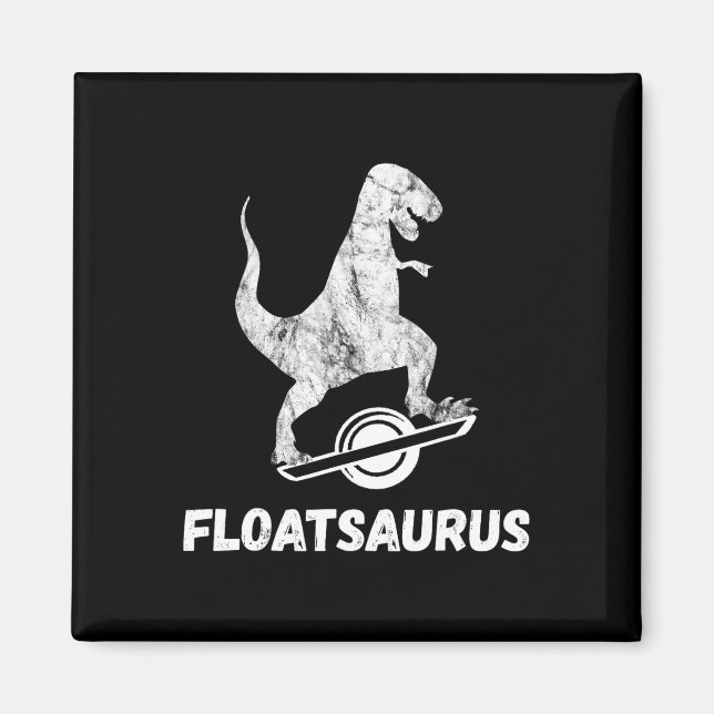 Electric Skateboard Float T-rex Saurus One Wheel V Magnet (Front)