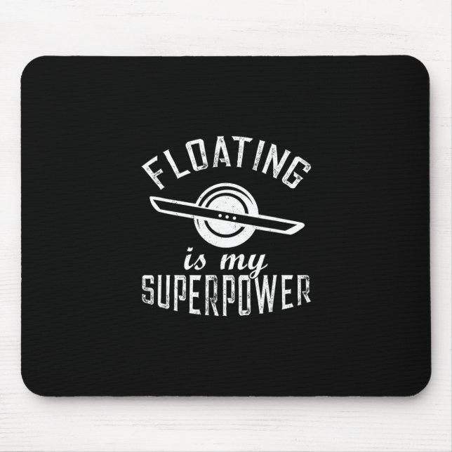 Electric Skateboard Onewheel Float Superpower Mono Mouse Pad (Front)