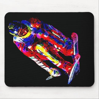 Electric Skier 03 Mouse Pad
