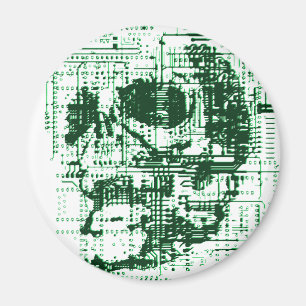 Electric Skull Magnet