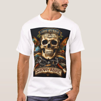 Electric Skull Rock Festival Tee | Guitar & Drum