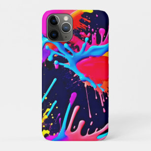 Electric Splashes of Vivid Colours iPhone 11 Pro Case