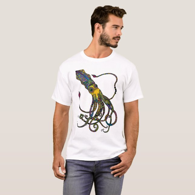Electric Squid - Men's T-Shirt (Front Full)