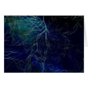Electric Storm Art Card