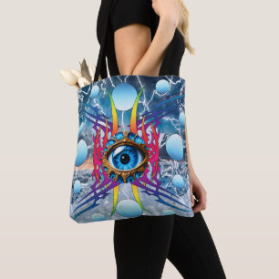 Electric Storm Tote Bag