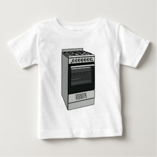Electric stove cartoon illustration baby T-Shirt