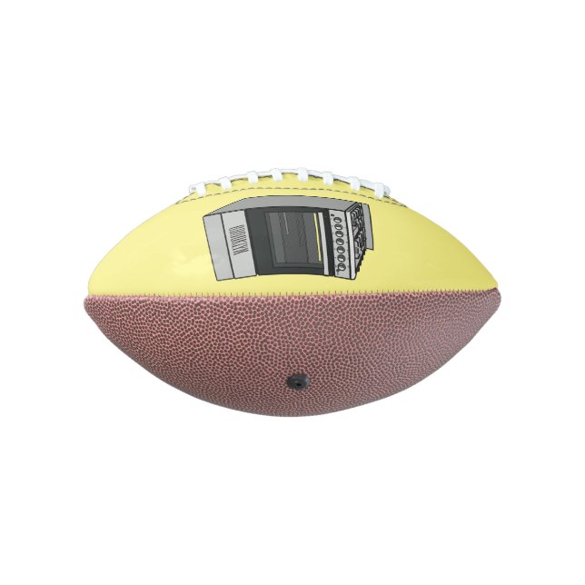 Electric stove cartoon illustration football (Rotated 270)