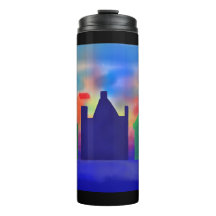 Electric Sunrise Thermal Tumbler