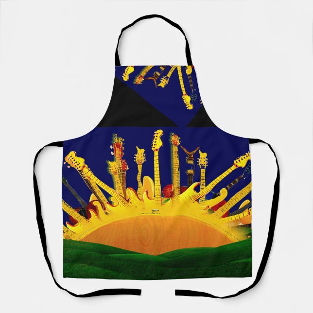 ELECTRIC SUNSET! APRON (Front)