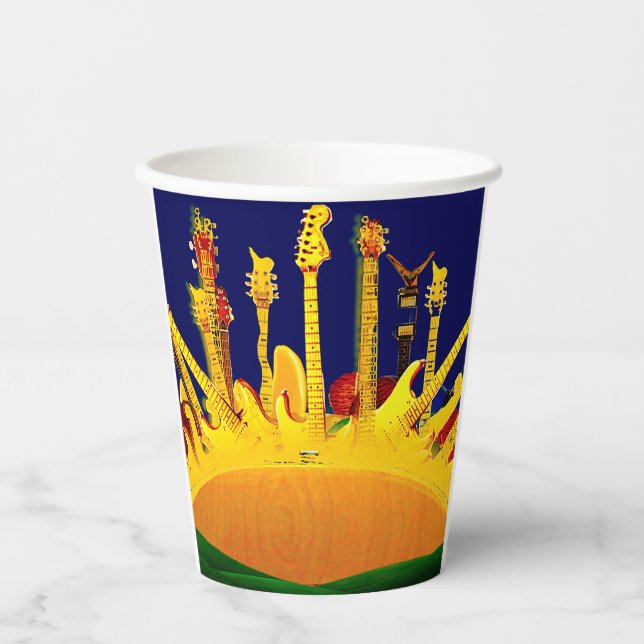 ELECTRIC SUNSET! PAPER CUPS (Front)