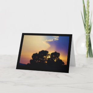 Electric Sunset Sky Card
