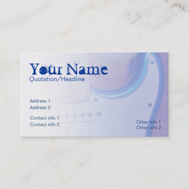 Electric-telic Business card (Front)