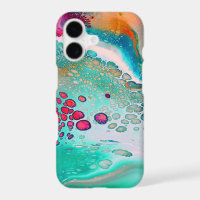 Electric Tides of Color Marble