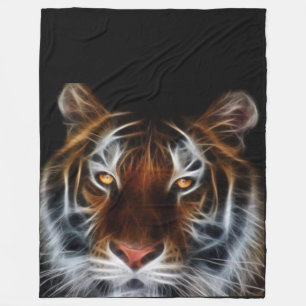 Electric Tiger Fleece Blanket