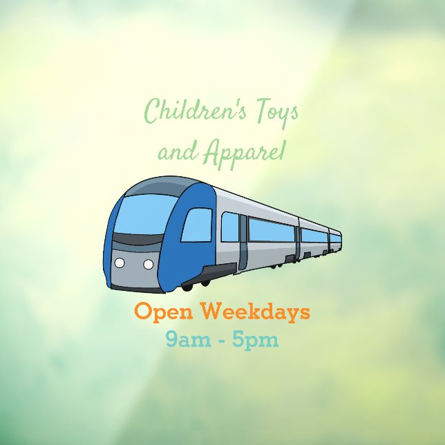 Electric train cartoon illustration (Sheet 3)