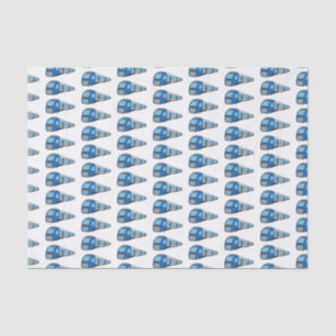 Electric train cartoon illustration tissue paper