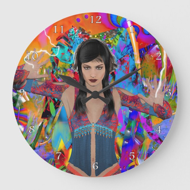 Electric Traveller Large Clock (Front)