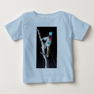 Electric Tree Surgeon Arborist chainsaw Baby T-Shirt