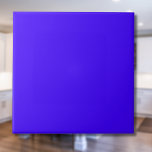 Electric Ultramarine Solid Colour | Classic Elegan Ceramic Tile<br><div class="desc">Electric Ultramarine Solid Colour | Classic | Elegant | Trendy | Stylish | Gift</div>