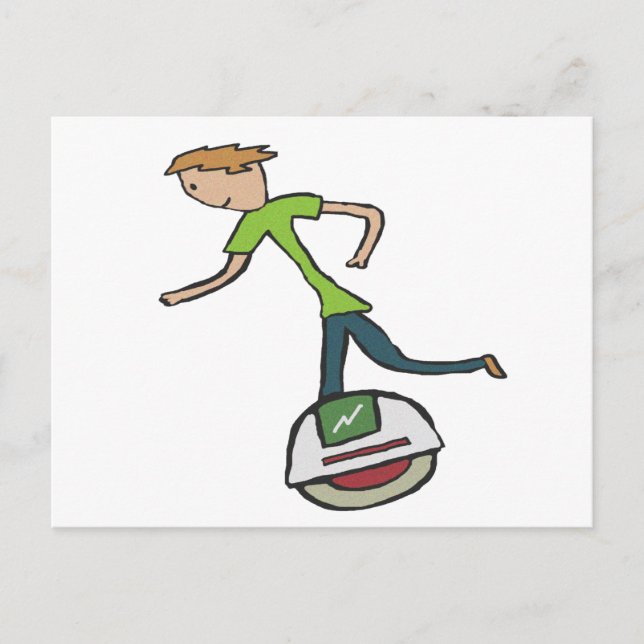 Electric Unicycle EUC Postcard (Front)