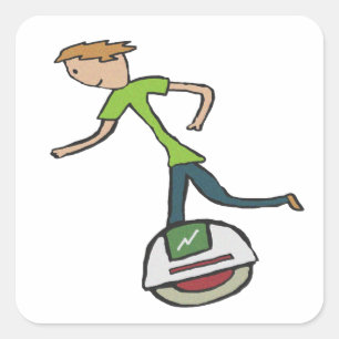 Electric Unicycle EUC Square Sticker